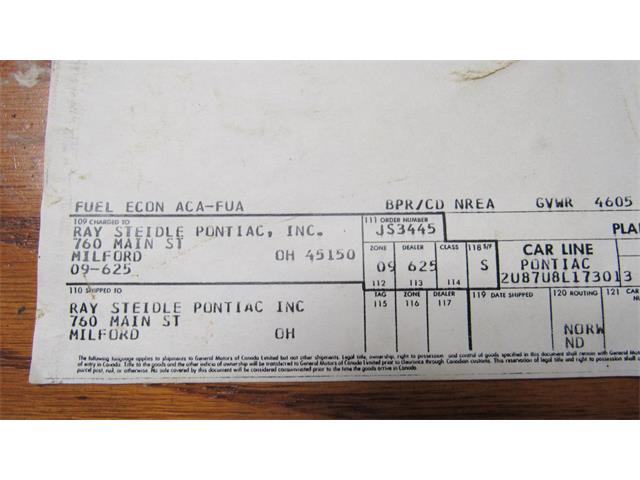 1978 Pontiac Firebird Formula (CC-1006419) for sale in Milford, Ohio