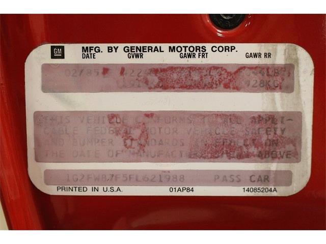 1985 Pontiac Firebird Trans Am (CC-1006604) for sale in Kentwood, Michigan
