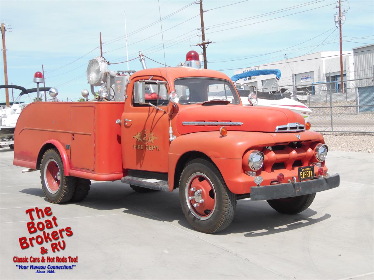 1951 Ford f7 Fire Truck