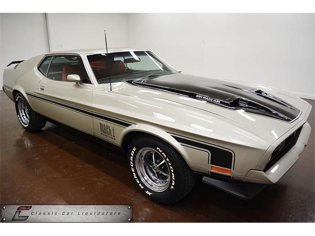 1971 Ford Mustang Mach 1 (CC-1008567) for sale in Sherman, Texas