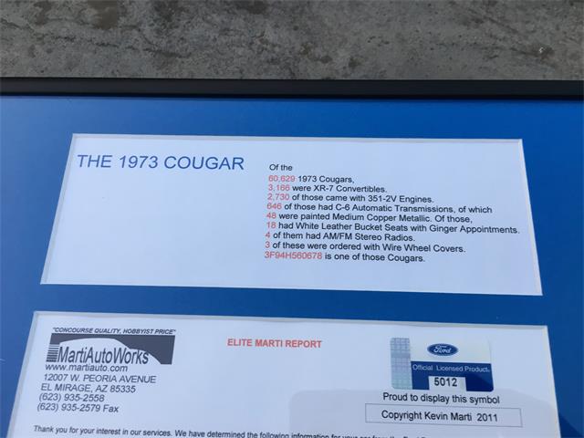 1973 Mercury Cougar XR7 (CC-1009013) for sale in North Royalton, Ohio