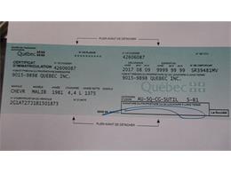 1981 Chevrolet Malibu SS (CC-1009471) for sale in Auburn, Indiana