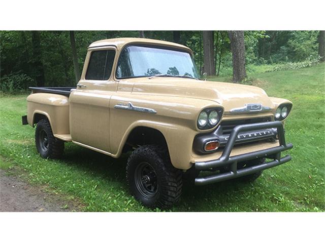 1958 Chevrolet Apache 3100 NAPCO 4x4 Pickup (CC-1013321) for sale in Auburn, Indiana