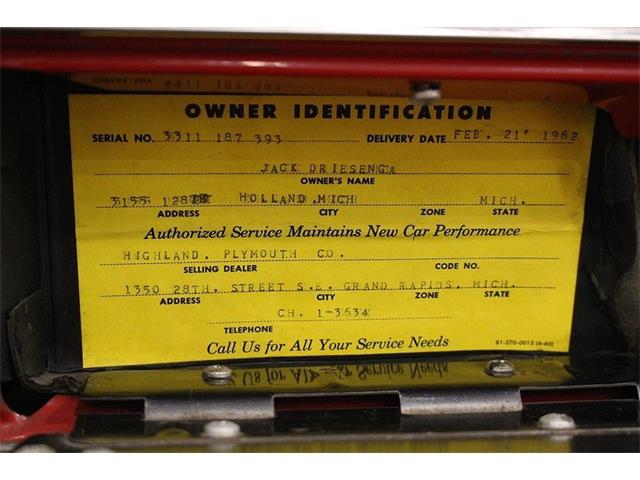 1961 Plymouth Fury (CC-1013491) for sale in Kentwood, Michigan