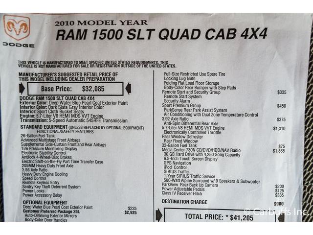 2010 Dodge Ram 1500 (CC-1010006) for sale in Concord, California