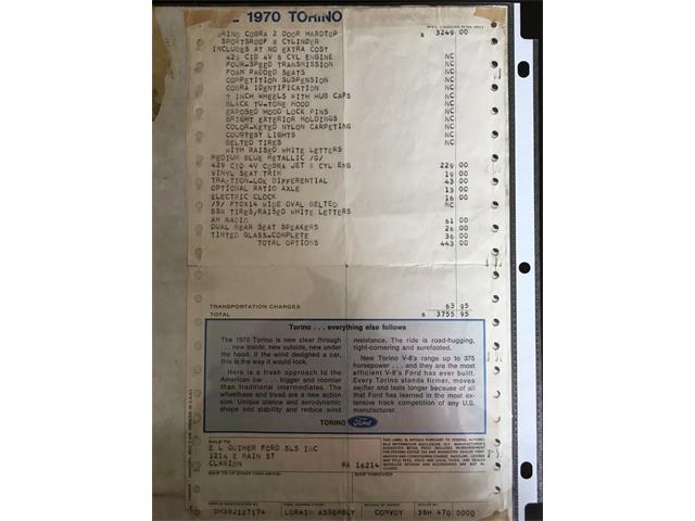 1970 Ford Torino Cobra (CC-1021927) for sale in Lenoir City, Tennessee
