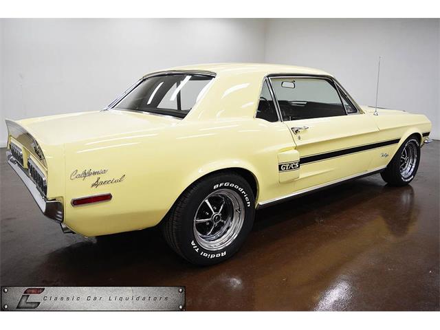 1968 Ford Mustang GT/CS (California Special) (CC-1022562) for sale in Sherman, Texas