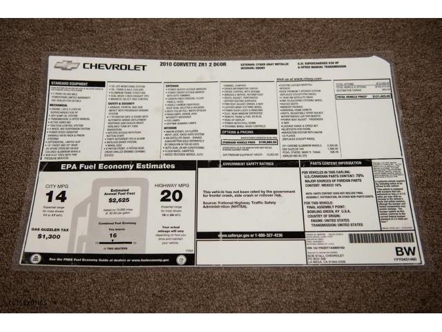 2010 Chevrolet Corvette (CC-1020430) for sale in Seattle, Washington