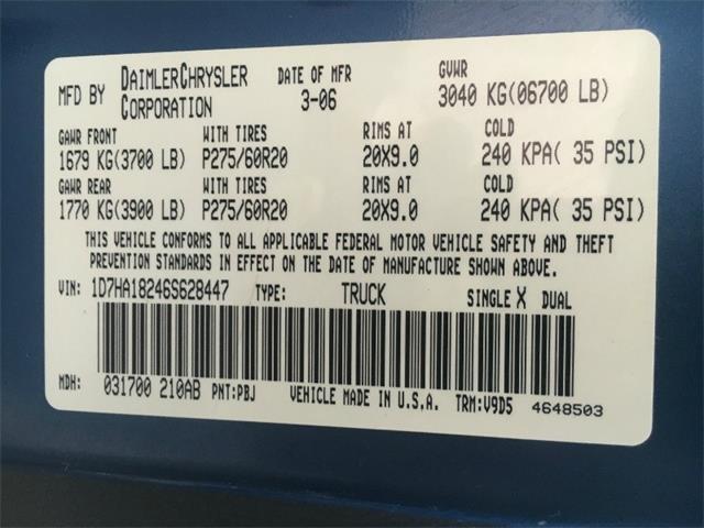 2006 Dodge Ram 1500 (CC-1025288) for sale in Ontario, California