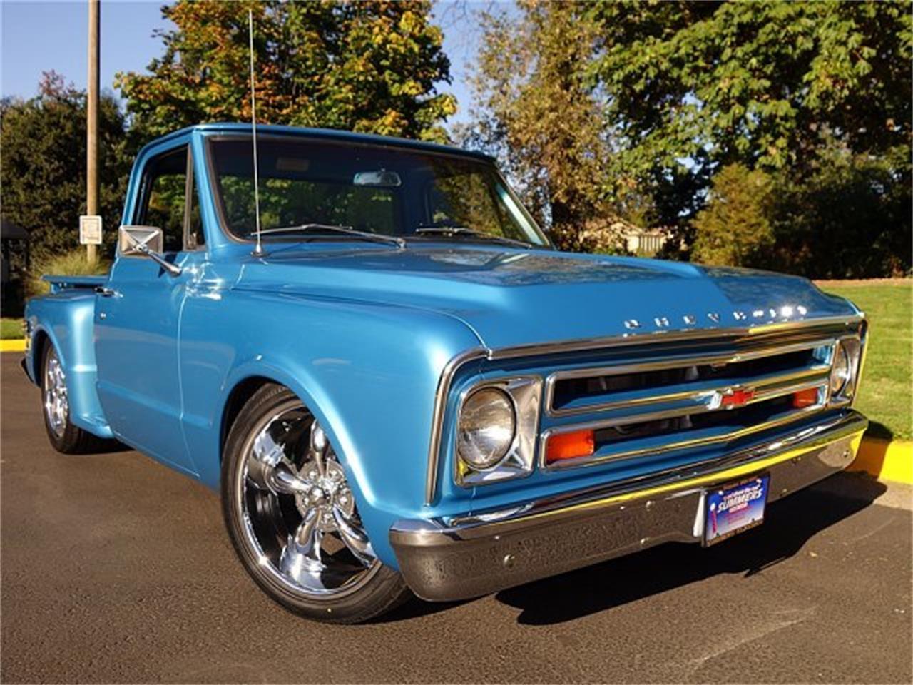 Marina Blue 1968 Chevrolet Pickup for sale located in Eugene, Oregon - $34,...