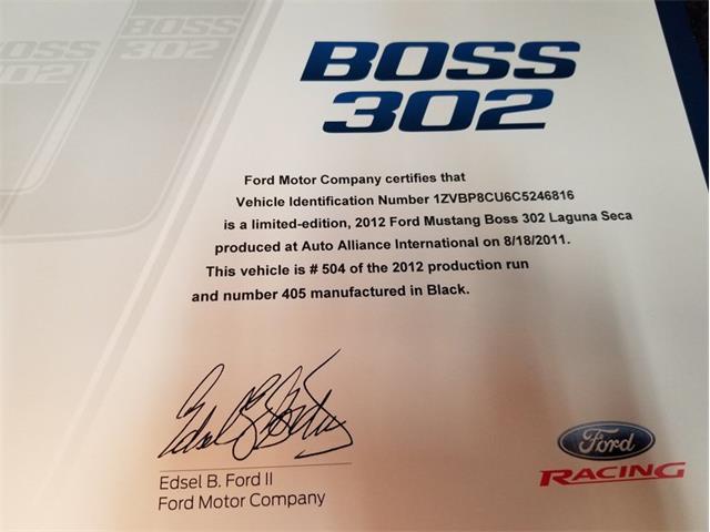 2012 Ford Mustang Boss 302 Laguna Seca (CC-1028272) for sale in Mankato, Minnesota