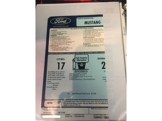 2004 Ford Mustang SVT Cobra Mystichrome (CC-1031792) for sale in Greensboro, North Carolina