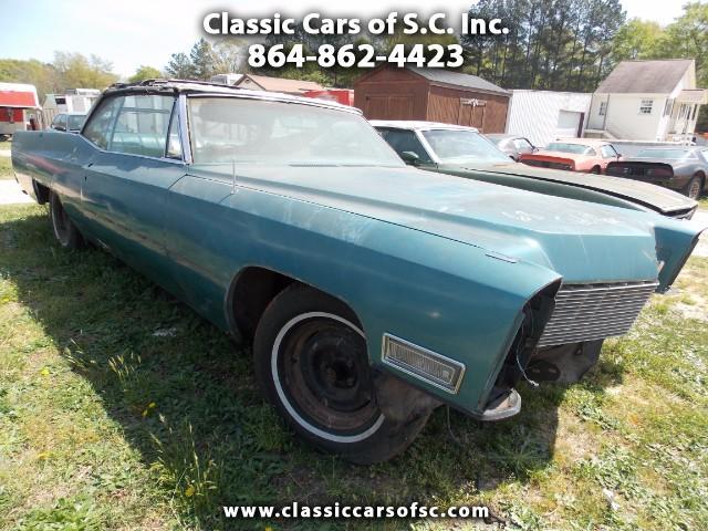 1968 Cadillac DeVille (CC-1032692) for sale in Gray Court, South Carolina