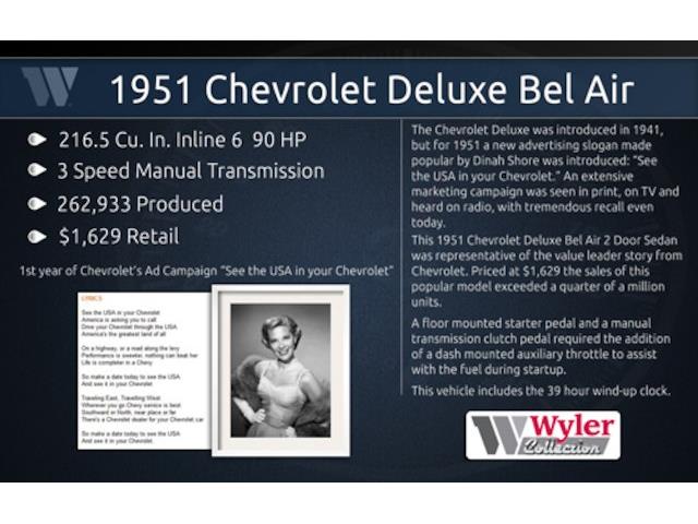 1951 Chevrolet Styleline Deluxe (CC-1038147) for sale in Milford, Ohio