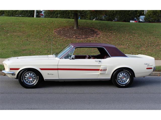 1968 Ford Mustang GT/CS (California Special) (CC-1043811) for sale in Rockville, Maryland