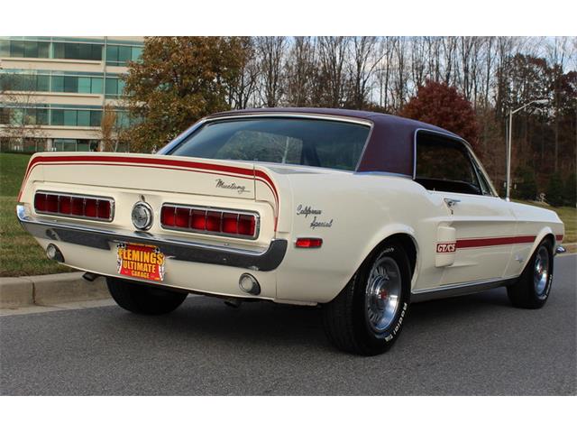 1968 Ford Mustang GT/CS (California Special) (CC-1043811) for sale in Rockville, Maryland