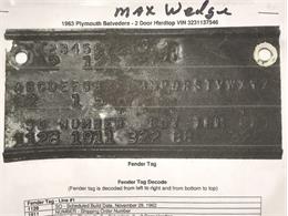 1963 Plymouth Belvedere (CC-1046265) for sale in Punta Gorda, Florida