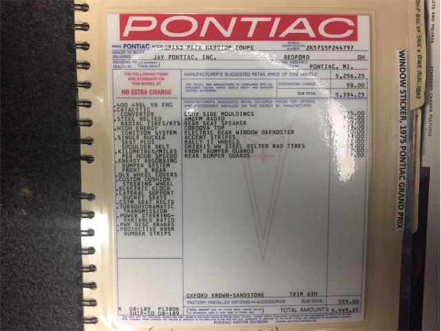 1975 Pontiac Grand Prix (CC-1052160) for sale in Lavergne, Tennessee