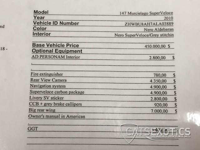 2010 Lamborghini Murcielago (CC-1053734) for sale in Seattle, Washington