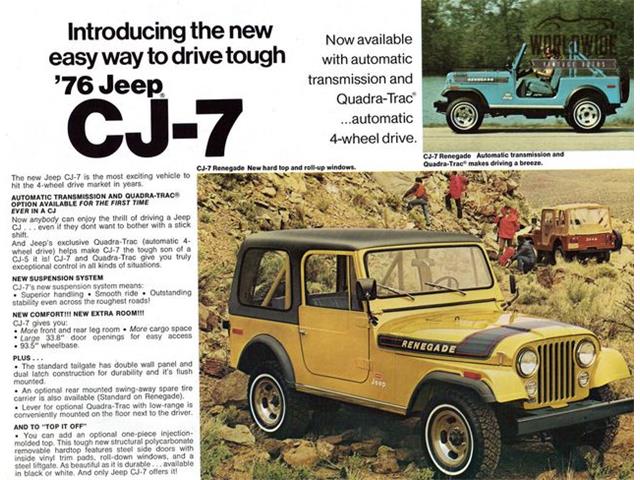 1976 Jeep CJ7 (CC-1055116) for sale in Denver , Colorado