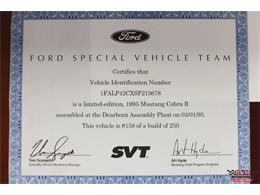 1995 Ford Mustang Cobra (CC-1060585) for sale in Glen Ellyn, Illinois