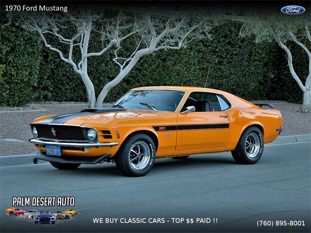 1970 Ford Mustang (CC-1067102) for sale in Palm Desert , California
