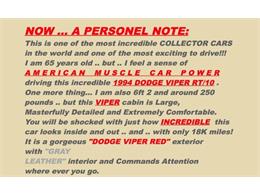 1994 Dodge Viper (CC-1069513) for sale in Orlando, Florida