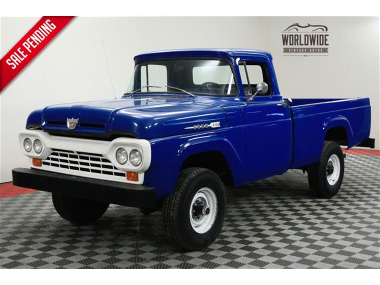 1960 Ford F100 For Sale Classiccarscom Cc 1070164