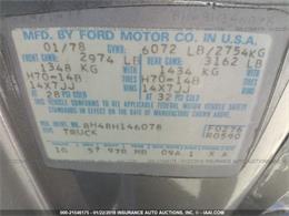 1978 Ford Ranchero (CC-1073910) for sale in Online Auction, Online