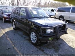 2001 Land Rover Range Rover (CC-1074009) for sale in Online Auction, Online