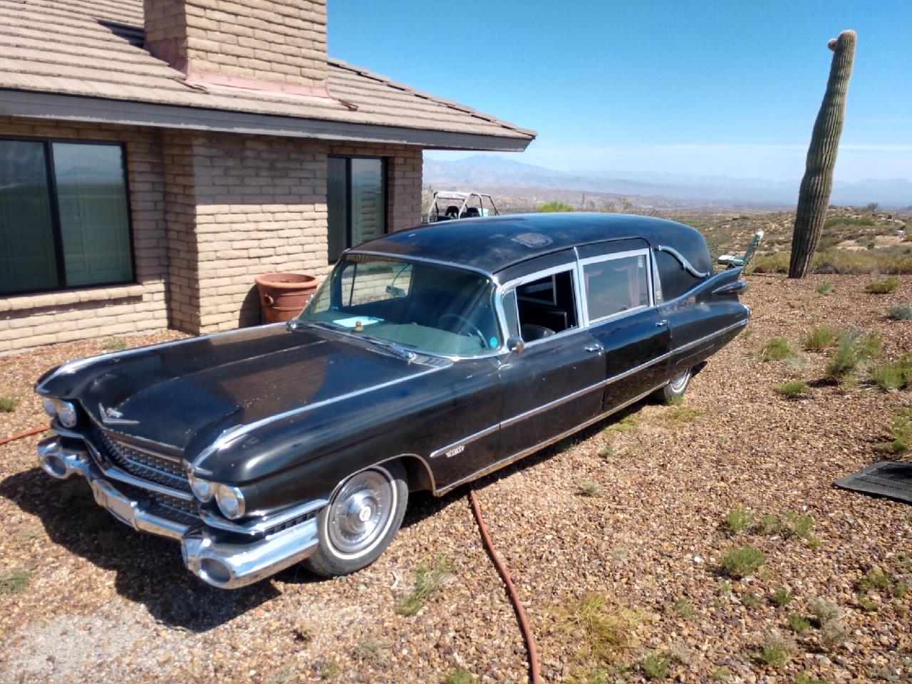 For Sale: 1959 Cadillac Hearse in Scottsdale, Arizona.