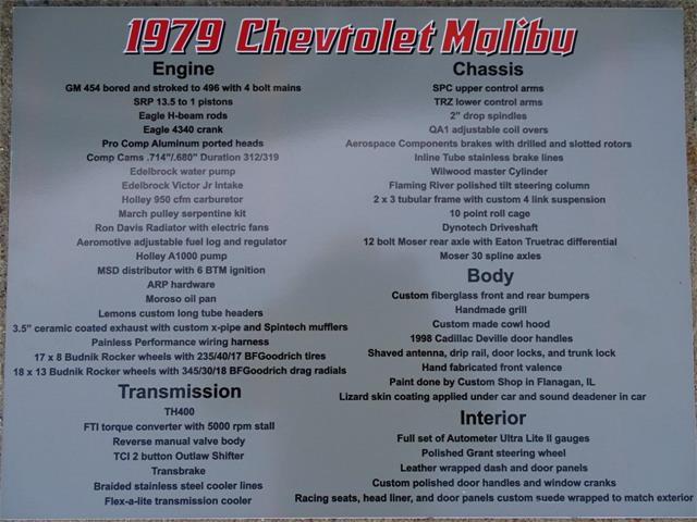 1979 Chevrolet Malibu (CC-1081230) for sale in Crete, Illinois