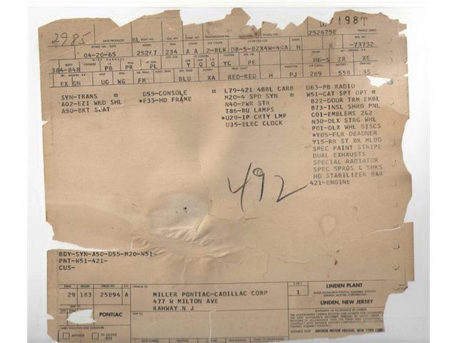 1965 Pontiac Catalina (CC-1082500) for sale in Plymouth, Michigan