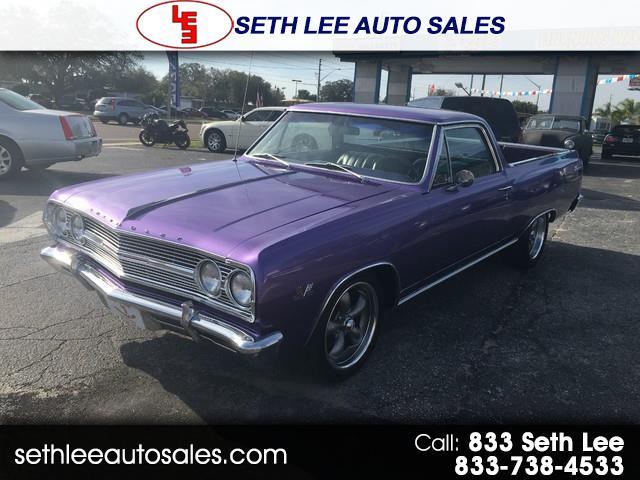 Chevrolet El Camino 1965 Violette - Modèle Réduit 1/18 Acme - Portes Et Capots Ouvrants