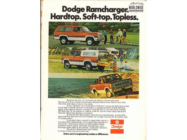 1975 Dodge Ramcharger (CC-1086857) for sale in Denver , Colorado