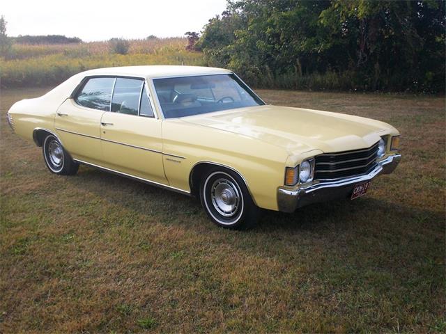1972 Chevrolet Chevelle Malibu Hardtop Sedan (CC-1088291) for sale in Auburn, Indiana