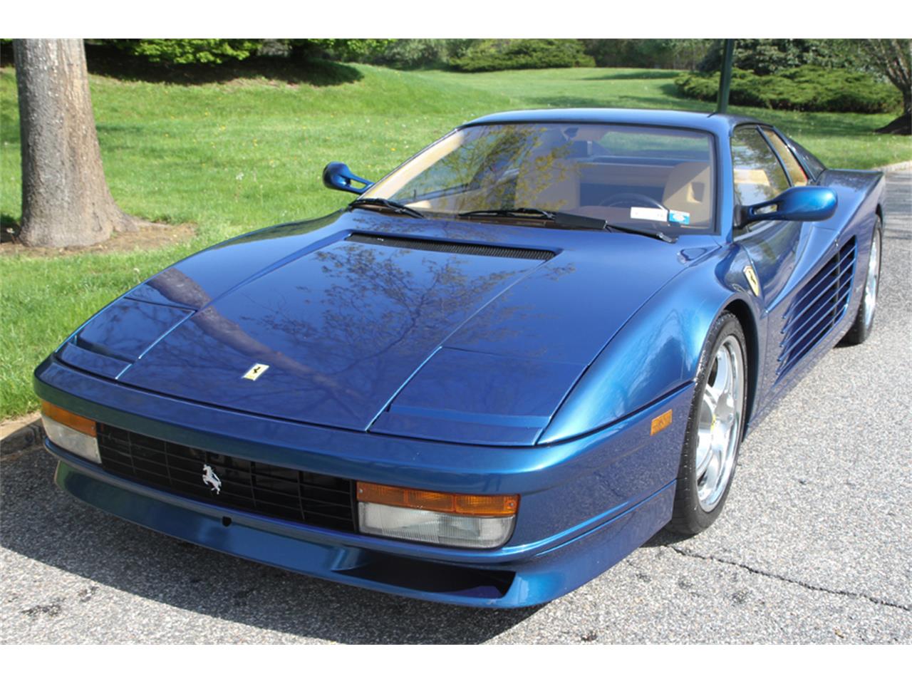 white ferrari testarossa for sale