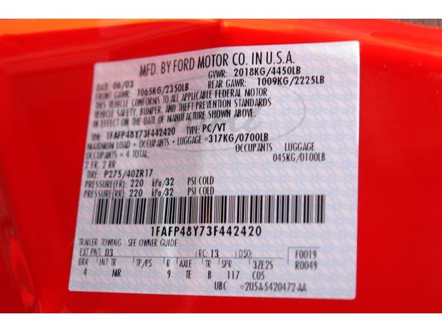 2003 Ford Mustang (CC-1095220) for sale in Phoenix, Arizona