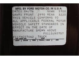 1976 Ford F150 (CC-1095668) for sale in Ft Worth, Texas