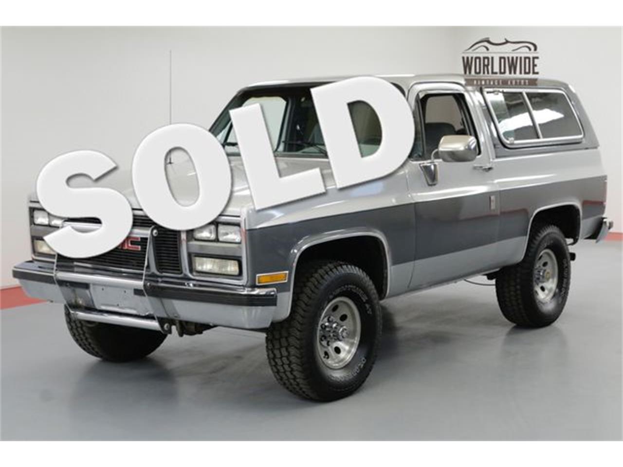 1990 GMC Jimmy for Sale | ClassicCars.com | CC-1099408