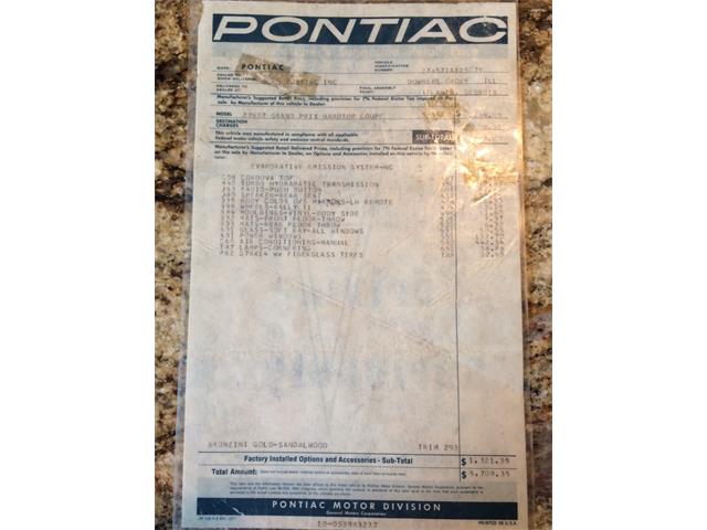 1971 Pontiac Grand Prix (CC-1103105) for sale in Spring, Texas
