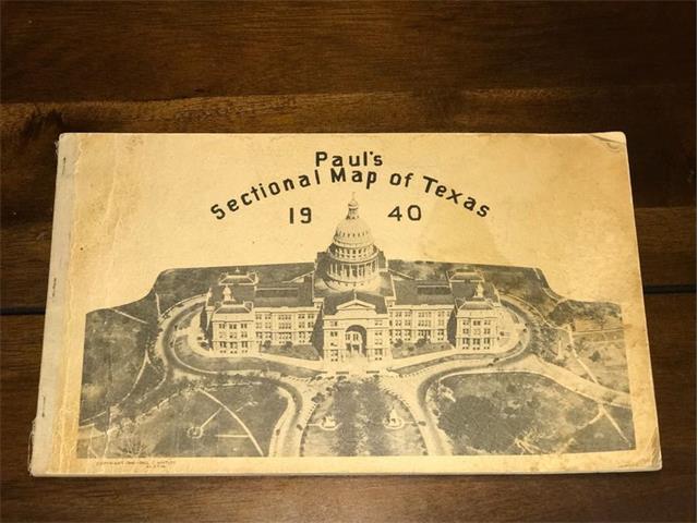 1940 Texas Sectional Map (CC-1107256) for sale in Punta Gorda, Florida