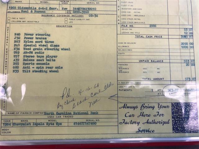 1968 Oldsmobile 442 (CC-1108002) for sale in Milford City, Connecticut