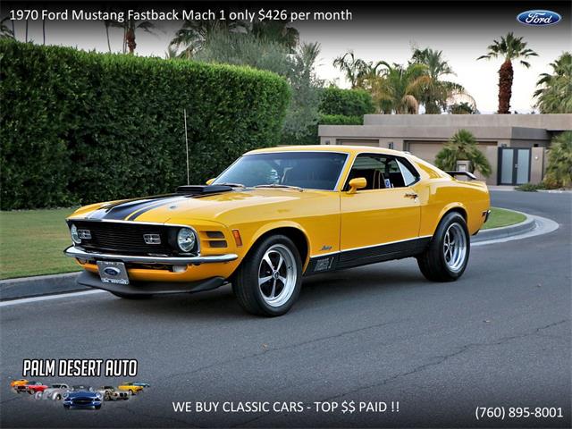 1970 Ford Mustang Mach 1 (CC-1108537) for sale in Palm Desert , California