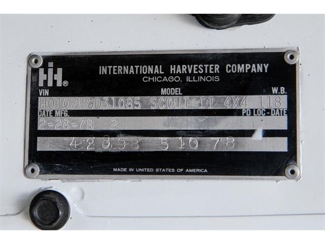 1978 International Harvester Scout II (CC-1111397) for sale in Atlanta, Georgia