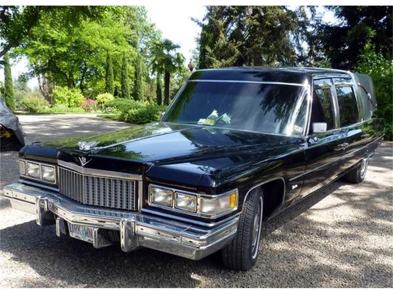 For Sale: 1975 Cadillac Hearse in Cadillac, Michigan.