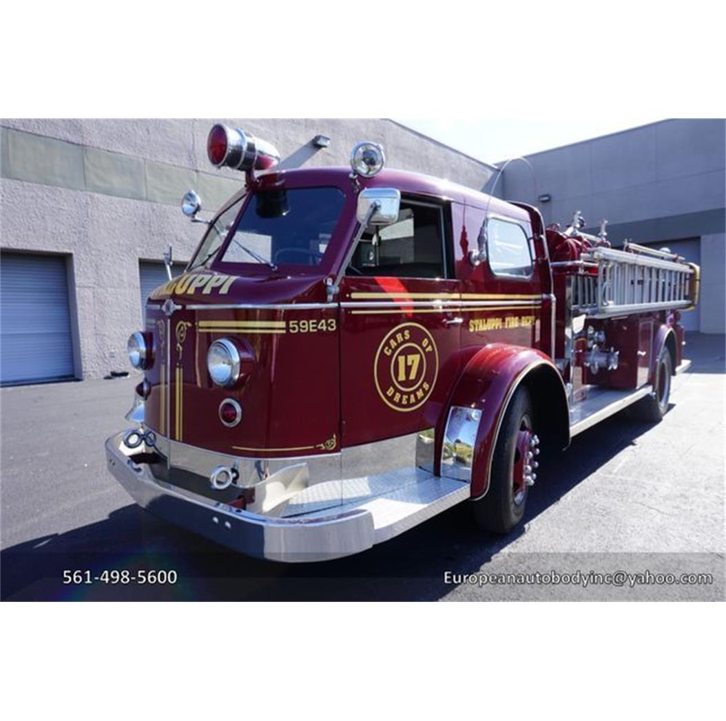 Classic American LaFrance Fire Engine for Sale