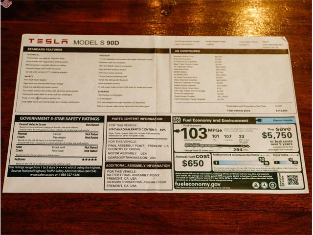 2016 Tesla Model S (CC-1132371) for sale in Marina Del Rey, California