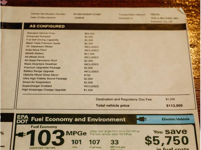 2016 Tesla Model S (CC-1132371) for sale in Marina Del Rey, California