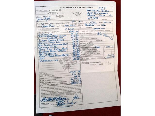 1972 Pontiac Grand Ville (CC-1133362) for sale in Canton, Ohio